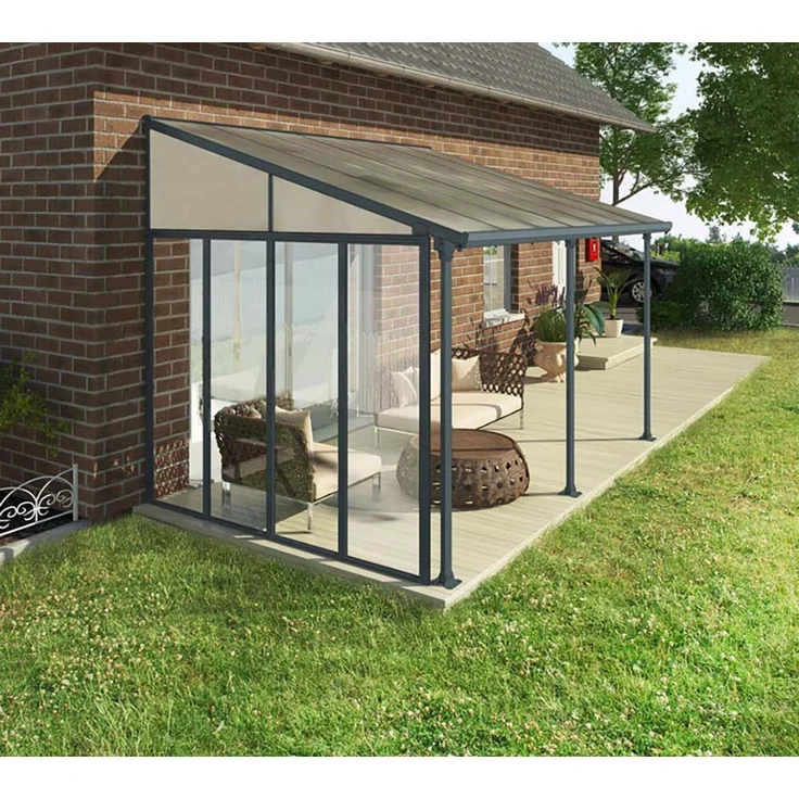 Palram - Canopia Terrassenüberdachung Feria | Grau