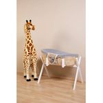 CHILDHOME Moseskorb mit Matratze und Bezug Natur Grau