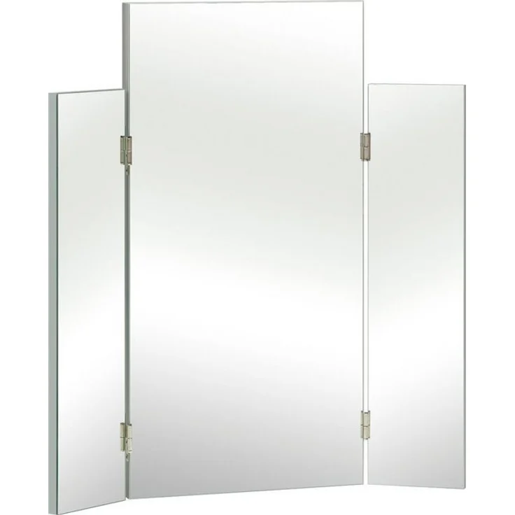Saphir Spiegel Quickset 955 Spiegel mit seitlichen Klappelementen, 72 cm breit, Flächenspiegel ohne Beleuchtung, Wandspiegel, Schminkspiegel – Bild 4