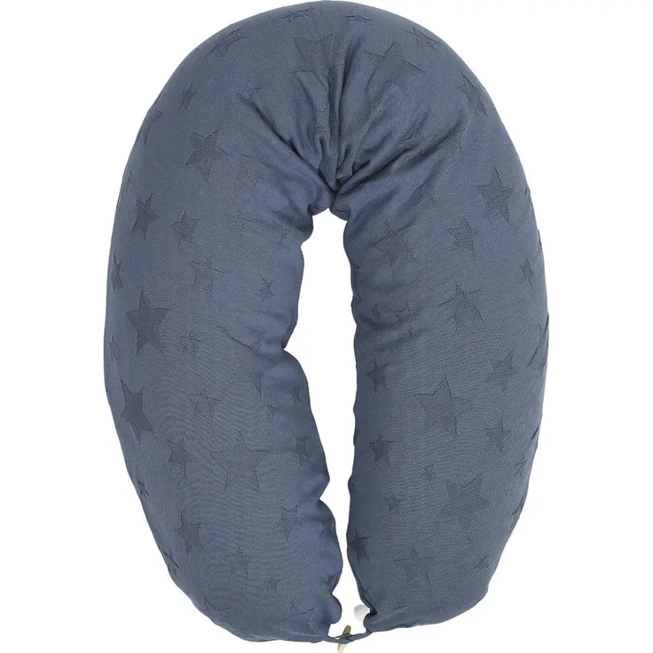sei Design XXL Stillkissen ergonomisch 190x30, Bezug aus Bio Baumwolle, Schwangerschaftskissen Seitenschläferkissen Komfortkissen Erwachsene Babynestchen Neugeborene Baby Kissen