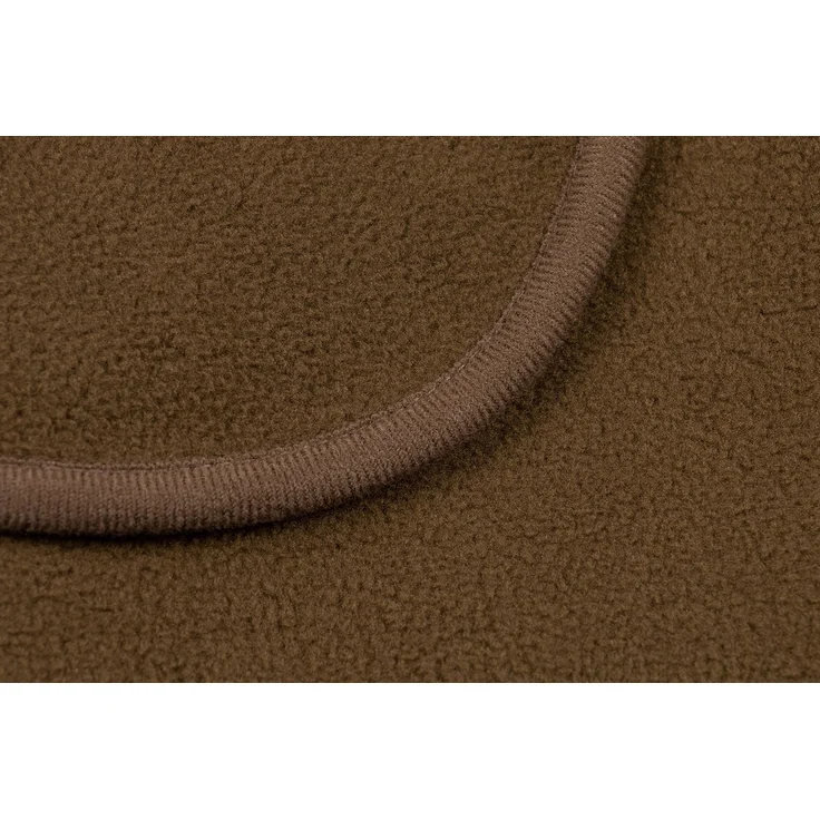 ZOLLNER Kuscheldecke, 130x170 cm, Polar-Fleece, braun – Bild 3