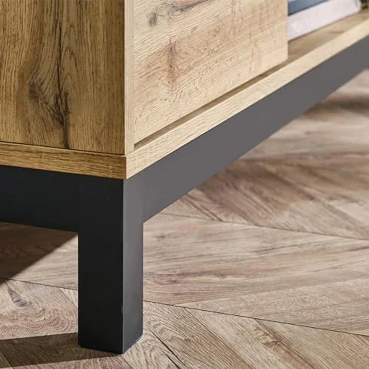 Julian Bowen Bali TV-Möbel, helle Eiche, Holzwerkstoff, 50 x 135 x 40 – Bild 7