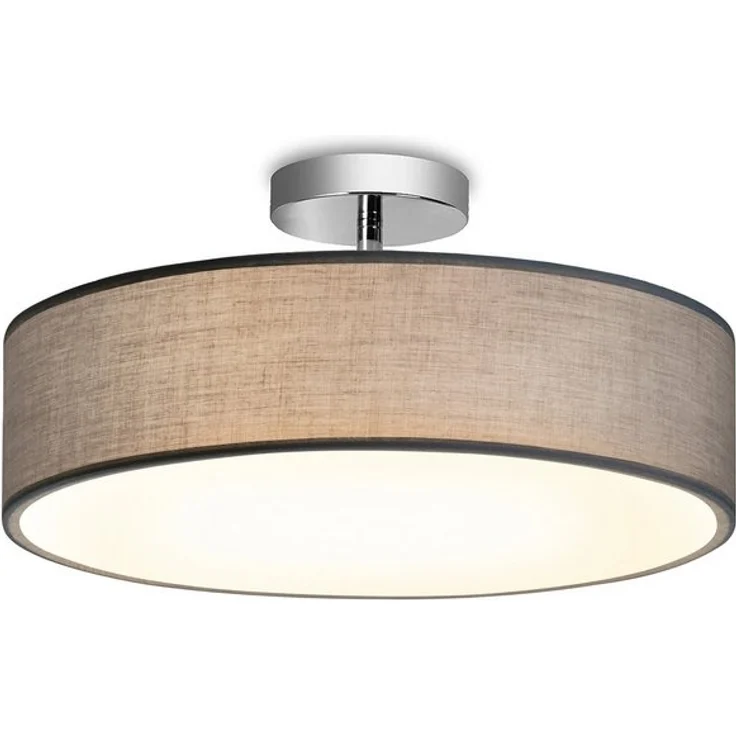 Zedelmaier Lampenschirm Deckenlampe Deckenleuchte mit Stoff-Lampenschirm, Wohnzimmerlampe Schlafzimmer Kinderzimmer Flur Lampe – Bild 4