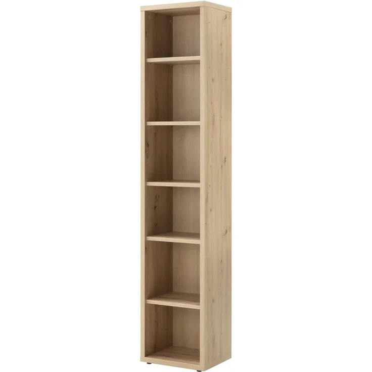 Regal Design-Office / Disegno, Holzwerkstoff, Holzfarben, 44 x 215 x 35 cm – Bild 5