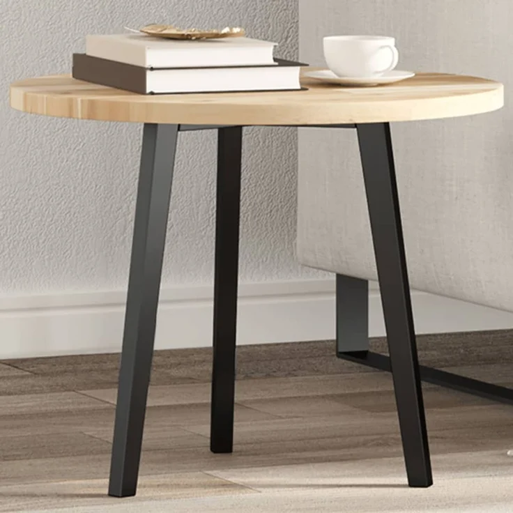 vidaXL Tischplatte Rund Ø50x2 cm Massivholz Akazie 4008683 – Bild 1