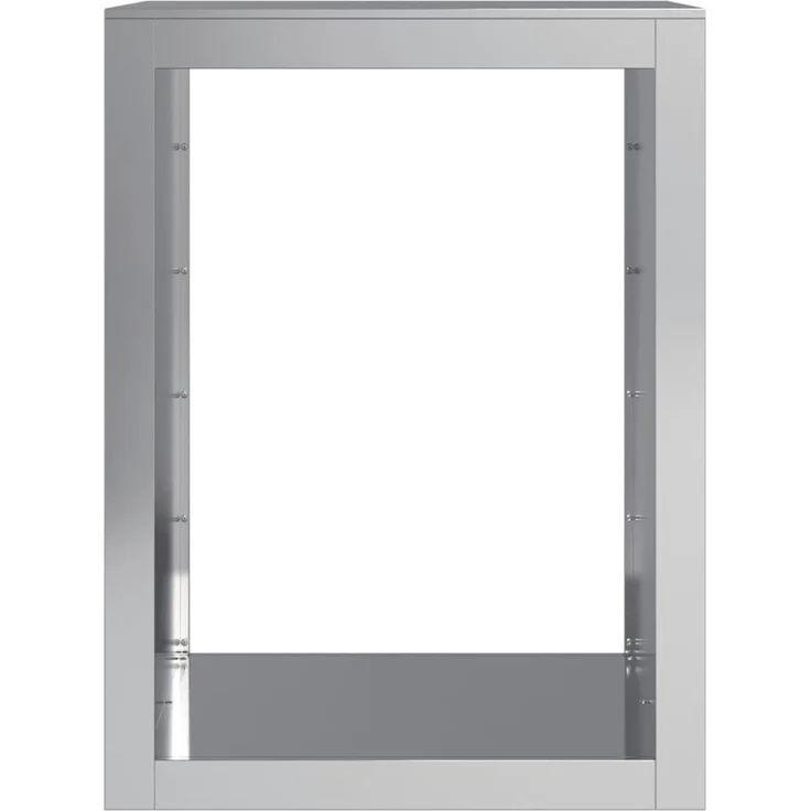 vidaXL Brennholzregal 60x40x80 cm Verzinkter Stahl 851001 – Bild 3