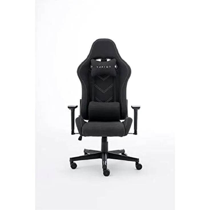 Raptor Gaming GS-100 - Gepolsterter Sitz - Gepolsterte Rückenlehne - Schwarz - Schwarz - Stoff - Schwarz