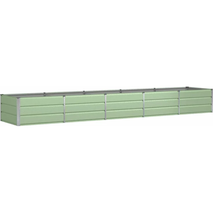 vidaXL Pflanzkübel Grün 400 x 80 x 45 cm Stahl 42018250 – Bild 2