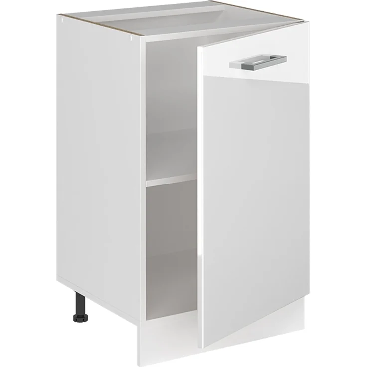 Badschrank Fame-Line Weiß Landhaus 60 x 40 cm Flach Vicco – Bild 3
