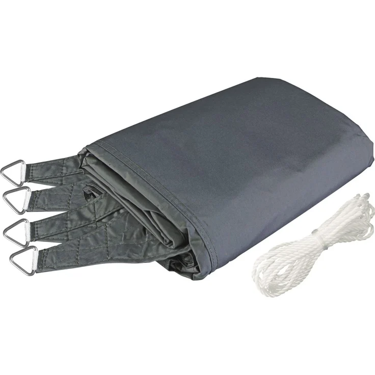 Windhager Sonnensegel Cannes 3x4m anthrazit Sonnenschutz UV-Schutz Sonnendach – Bild 3