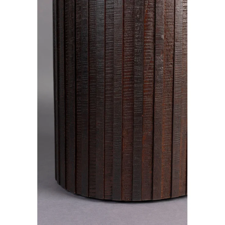 DutchBone Pouf Bay mit Stauraum aus recyceltem Teakholz in Braun 40x40x48 cm – Bild 7