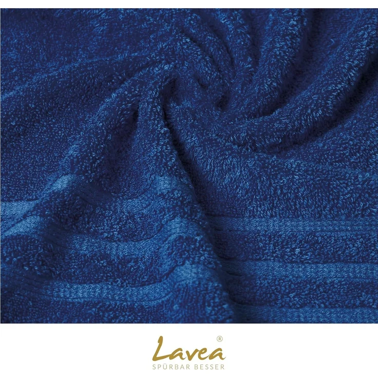 Lavea Badetuch Bali Duschtuch 100x150 cm Duschtuch 70x140 cm, Weiches Bio-Baumwollfrottee (1-St), Handtuch, GOTS-zertifiziert, extra saugstark mit 500g/m² – Bild 6