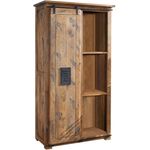 Schrank Mango 100x50x190 natur lackiert RAILWAY #115