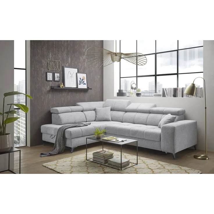 Ecksofa mit elektronischer Wallaway-Funktion | USB-Anschluss - Sydney