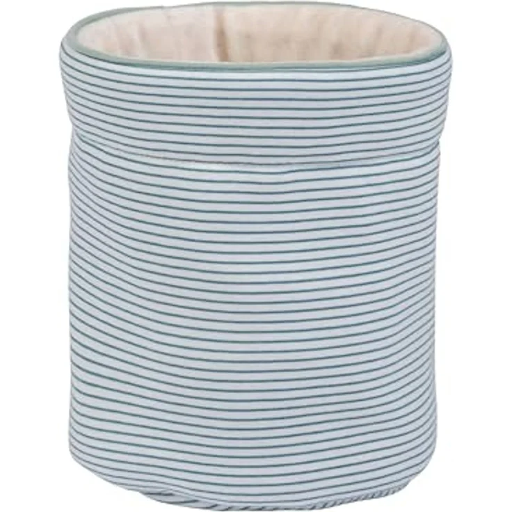 Nattou Aufbewahrungs-Körbe aus Baumwolle und Polyester, Dachs Felix, 2er Set, Ø 20 cm und Ø 15 cm, Felix und Leo, Hellblau – Bild 3