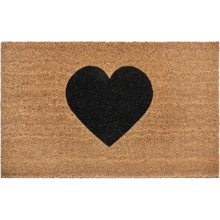 HANSE Home Fußmatte Mix Mats Kokos Heart, Türmatte, rechteckig, Höhe: 15 mm, Kokos, Schmutzfangmatte, Outdoor, Rutschfest, Innen, Kokosmatte, Flur – Bild 5