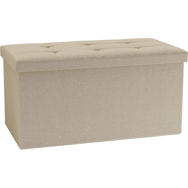 VCM Sitzbank Boxas 921044 Creme H. 38 x B. 76 x T. 38 cm