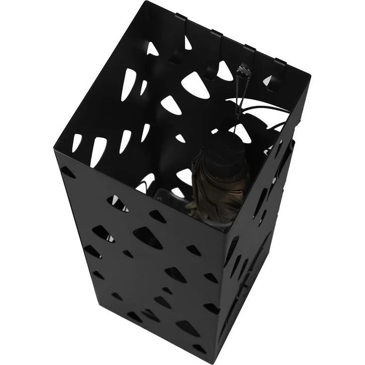 Songmics Regenschirmständer, Metall Schwarz, 15,5 x 15,5 x 49 cm – Bild 6