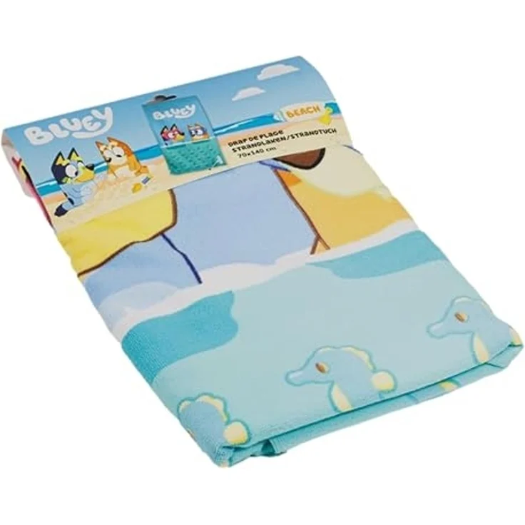 Bluey Strandtuch 70x140 cm – Weiches & saugstarkes Badehandtuch – Bild 3