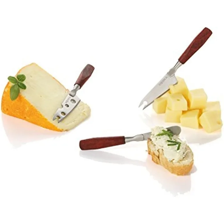Boska Pro Collection Käsemesserset Mini Taste, 3-tlg, Käseschneider, Schmiermesser, Käse, Messer, 306834