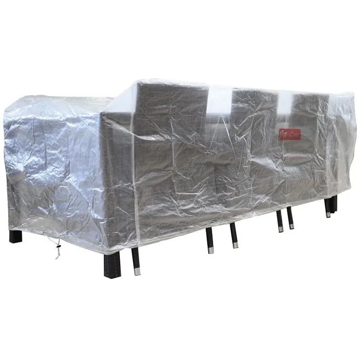Jet-Line Möbelabdeckung für Gartenmöbel transparent 185 x 140 x 70 cm