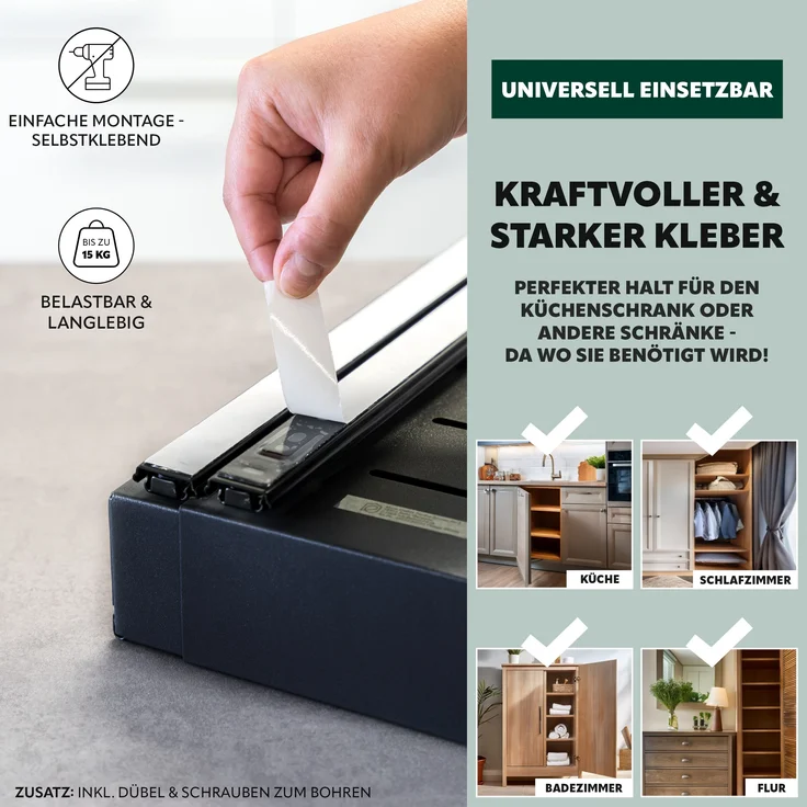 Teleskopschublade 2er, 31-51 cm – Bild 1
