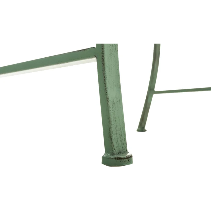 CLP 2er Set Gartenstühle Punjab mit Armlehnen,antik-grün – Bild 10