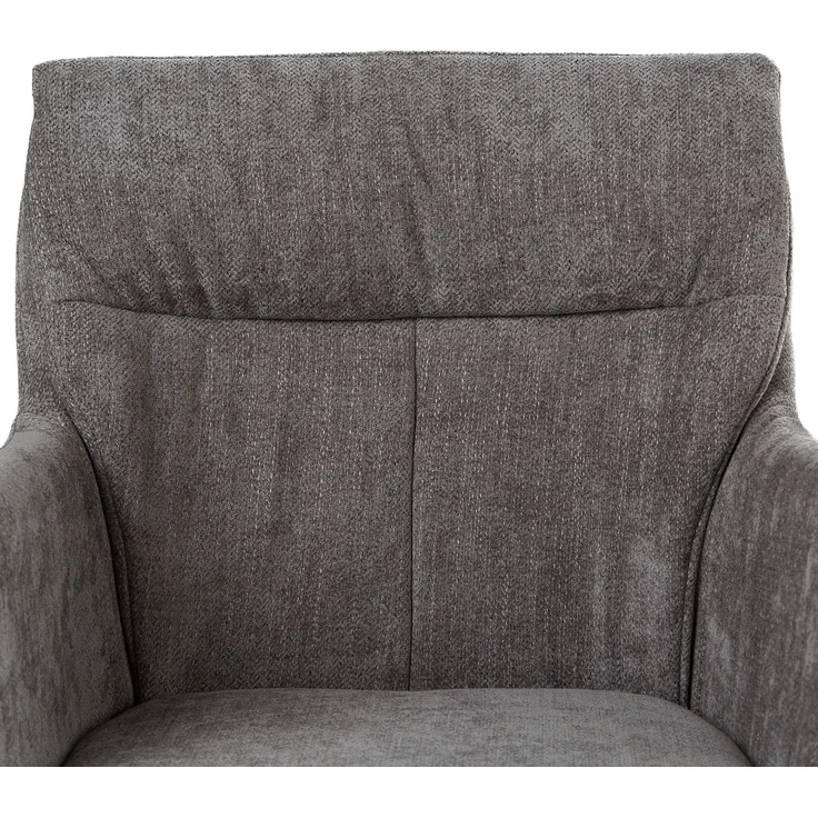 4 Stühle Esszimmer Küchenstühle Leinen Grau Drehstühle Esszimmerstühle Drehbar Esszimmerstuhl mit Armlehne Dreh Sessel Modern Polsterstuhl – Bild 7