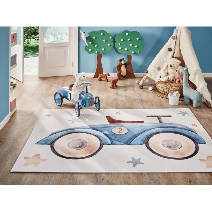 Kinderteppich Sweet Dreams - Auto, Farbe: Auto, Größe: 100x160 cm