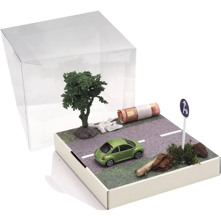 ZauberDeko Geschenkbox Geldgeschenk Verpackung Führerschein Auto Fahrschule Weihnachten