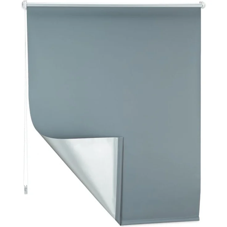 Relaxdays Verdunkelungsrollo grau 60-120 100x160cm – Bild 3