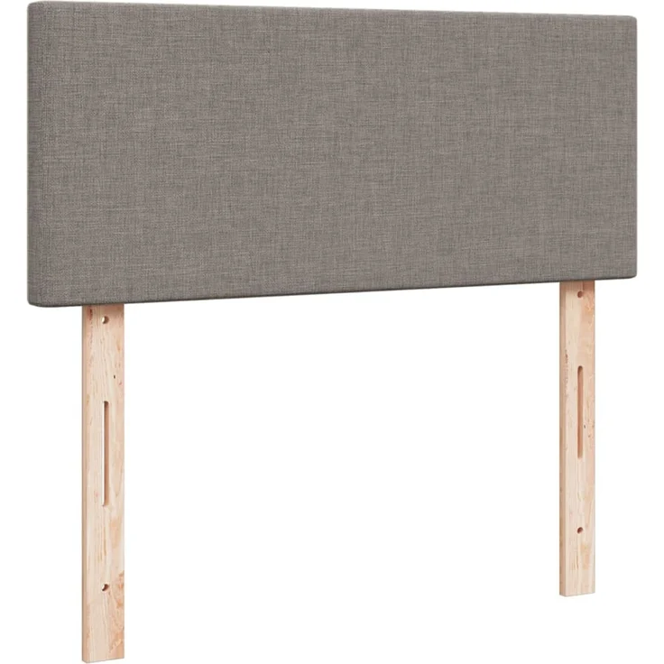 vidaXL Boxspringbett mit Matratze Taupe 120x190 cm Stoff 3288916 – Bild 12