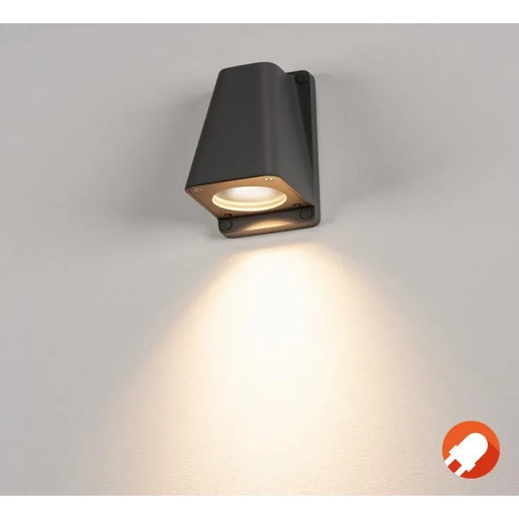 SLV No. 227195 WALLYX GU10 Wandleuchte anthrazit max. 50W IP44