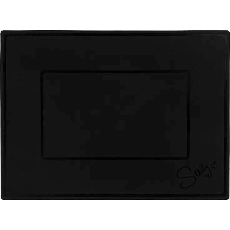 Sallys Herd-Abdeckplatte Induktionsmatte: Kochfeldschutz, Antirutsch, bis 230°C, Silikon, Eckig 36,5 x 27 cm, Platinum-Silikon