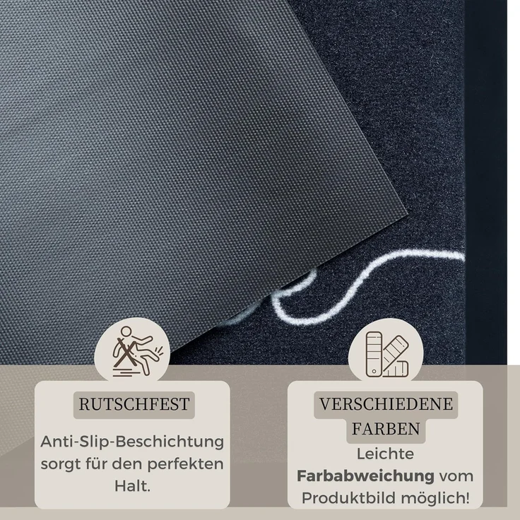 HANSE Home Fußmatte Cozy Welcome, Türmatte, rechteckig, Höhe: 5 mm, Waschbar, Schmutzfangmatte, Outdoor, Innen, Rutschfest, Wetterfest – Bild 3
