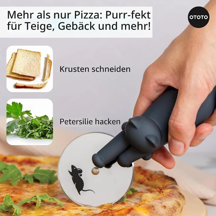 OTOTO Kitty Cut Pizzaschneider – Bild 5