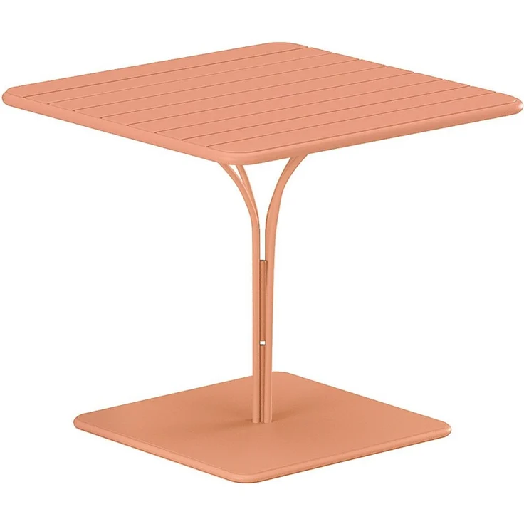 Vente-unique - Gartentisch - L. 80 cm - Metall - Hellorange - MIRMANDE von MYLIA – Bild 2