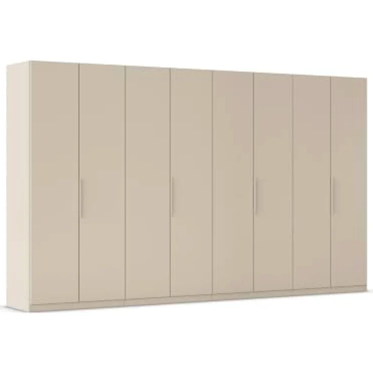 Rauch Möbel MYLORA, Kleiderschrank, Farbe Beige, Breite 360 cm | Schrank mit patentiertem Schnellmontagesystem, 8-türig, Zubehör Comfort, für Schlafzimmer, Ankleidezimmer, Garderobe – Bild 1