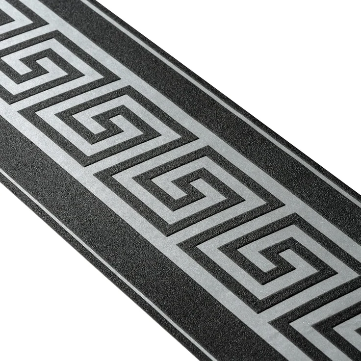 A.S. Création Bordüre Only Borders 11, strukturiert, Motiv, geometrisch, grafisch, Tapete Bordüre Geometrische Bordüre Metallic Borte Wohnzimmer Flur – Bild 6