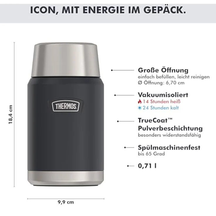 ICON Food Jar graphite mat 0,71 l – Bild 4