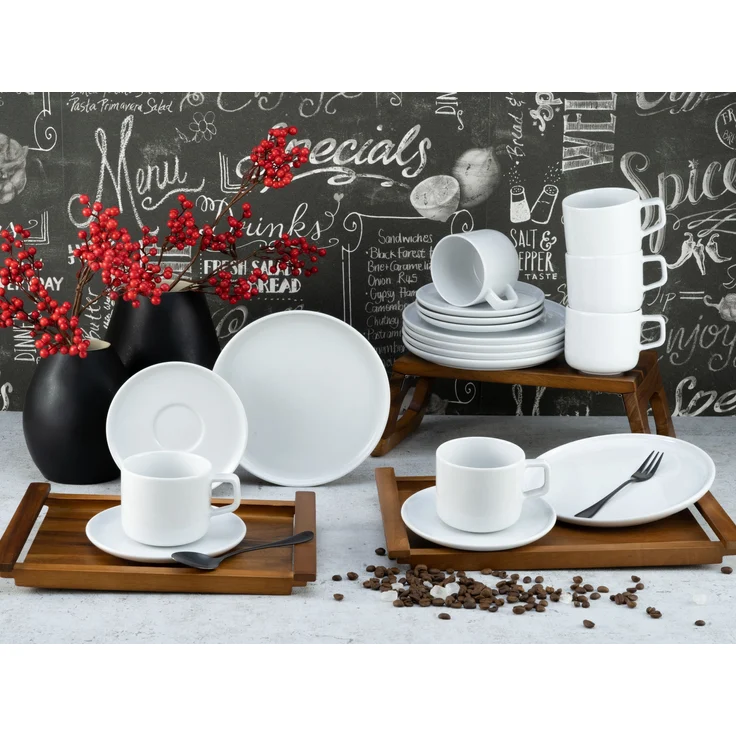Chef Collection Weiss, Kaffeeservice 18-tlg (mo) – Bild 2