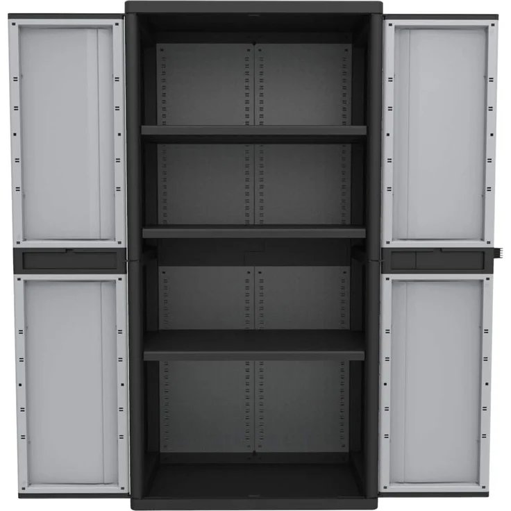 Kreher Mehrzweckschrank XXL Kunststoffschrank 'Kreher Jumbo' mit 3 höhenverstellbaren Böden – Bild 1