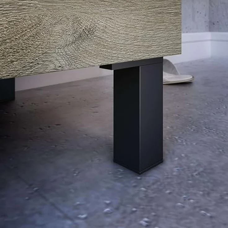 ARKITMOBEL, Badezimmerschrank mit 2 Türen & Spiegel – Waschbeckenmodul zur Wandmontage in Eiche Alaska, modernes Badmöbel, Maße: 50 x 80 x 40 cm (B x H x T), Modell Koncept (ohne Waschbecken) – Bild 6