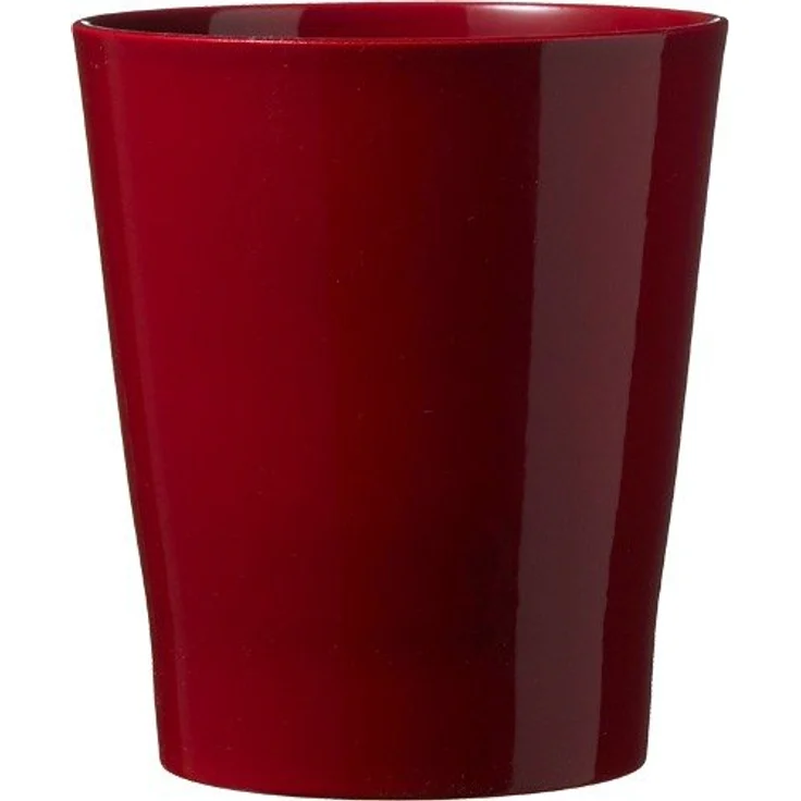 Soendgen Keramik Orchideentopf Merina Candy, 13 x 15 cm, Keramik, Bordeaux, glänzend, ideal für Orchideenpflege – Bild 2