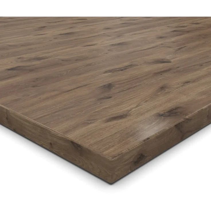 Dekor Spanplatte 19mm Tischplatte Eiche Castell 32360 AN mit ABS Kante Umleimer - Größe 60 x 70 cm - Höhe 1,9 cm - Farbe Eiche Castell