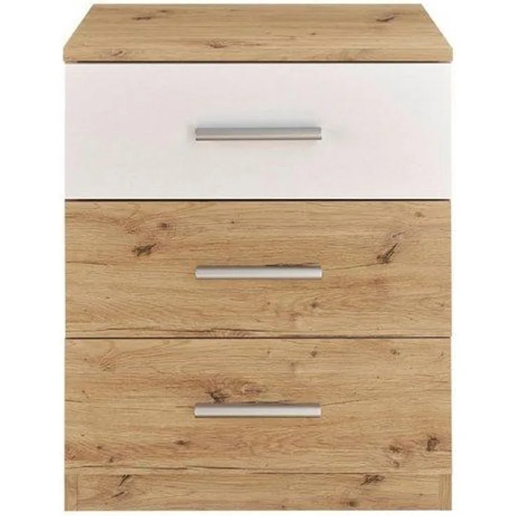 Nachtkommode >Isobel< in Artisan Eiche - 46x56x41cm (BxHxT)