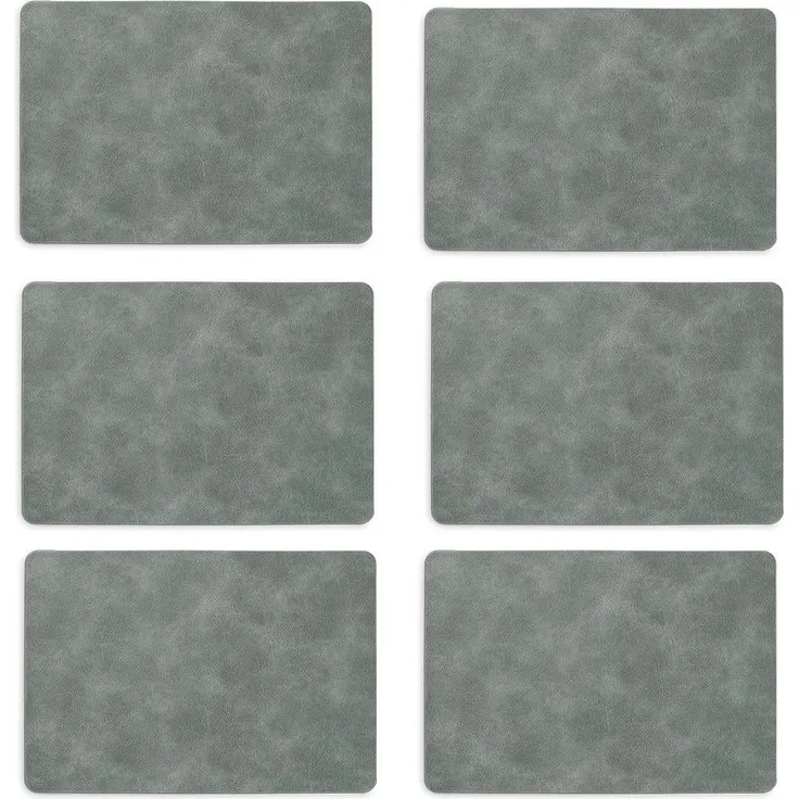 Zeller Present Platzset, (Set, 6-St), Kunstleder, 6-teilig, 30 x 42,5 cm