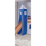 Turm für Etagenbett und Hochbett Blau/Weiß/Delfin