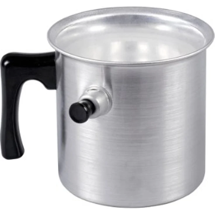 Karl Krüger 297 Wasserbadkocher 2,0 Liter Aluminium geschliffen / Simmertopf – Bild 2