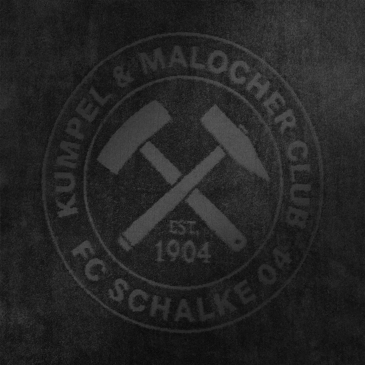 FC Schalke 04 Duschtuch Duschtuch Kumpel & Malocher, Frottee (1-St) – Bild 2